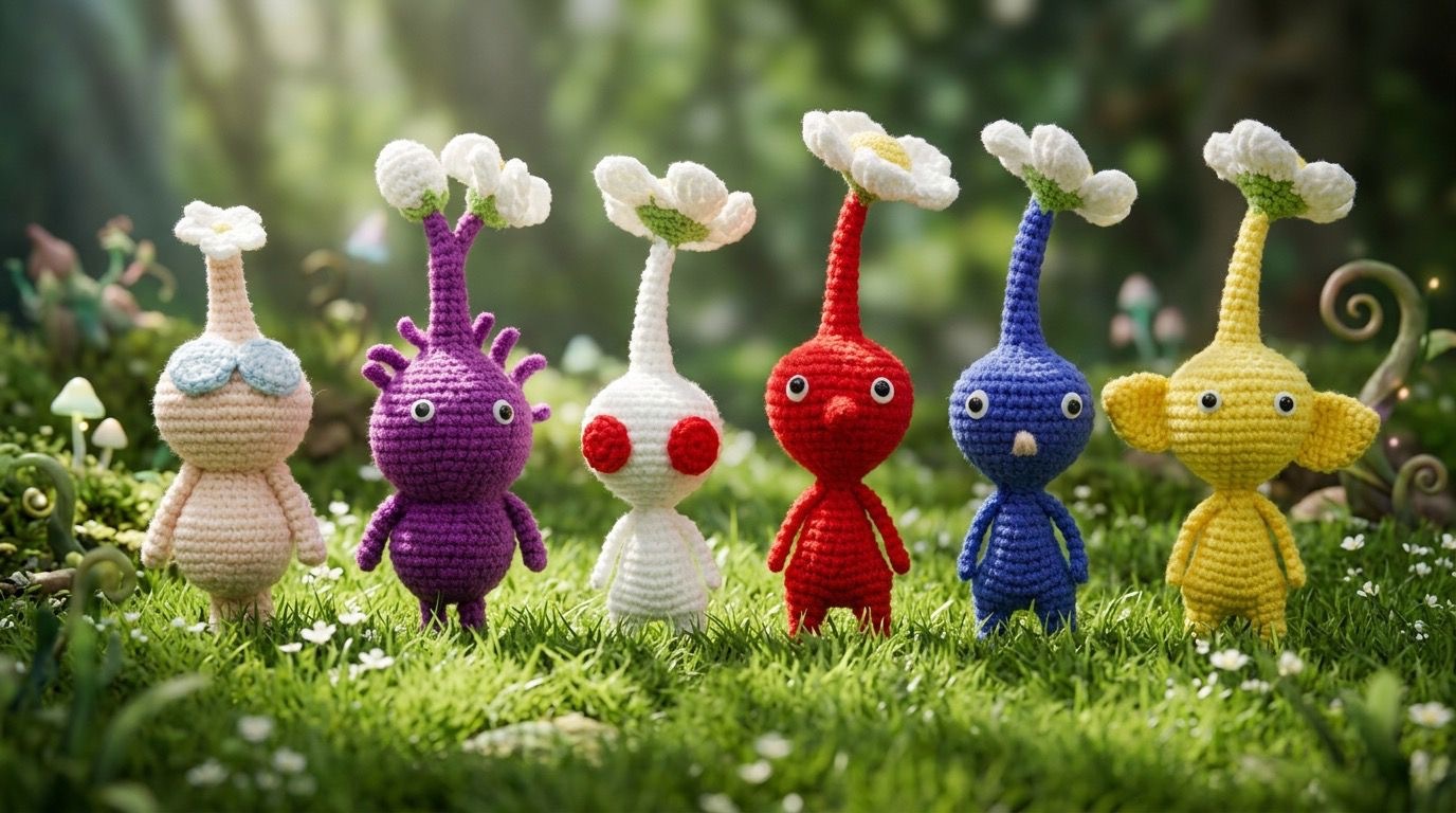 Pikmin Amigurumi （full color set”