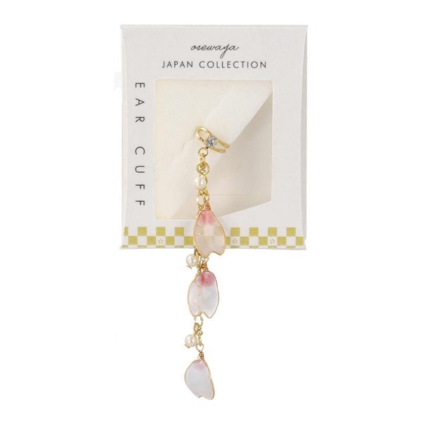 [日本制] 櫻花花瓣耳骨夾