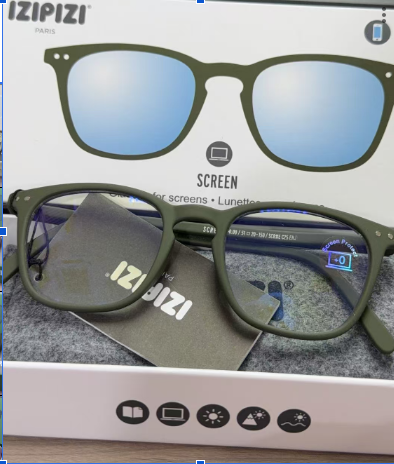 GE260410-P41-防藍光眼鏡-方形綠色-3760247694949-SCREEN #E