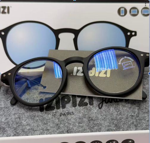 GE260410-P51-防藍光眼鏡-圓形黑色-兒童款-3760247690217-SCREEN #D(J)