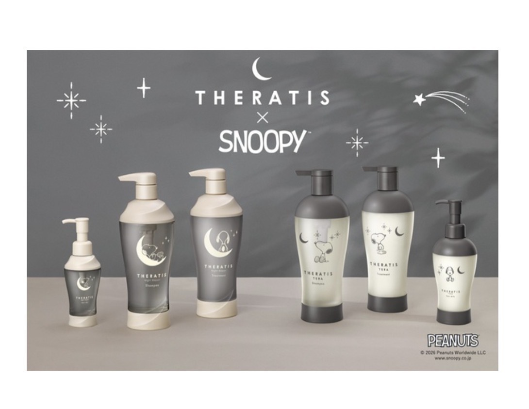 【限定發售】JP Snoopy x Theratis 夜間修復護髮系列 1181 1136 TK260410