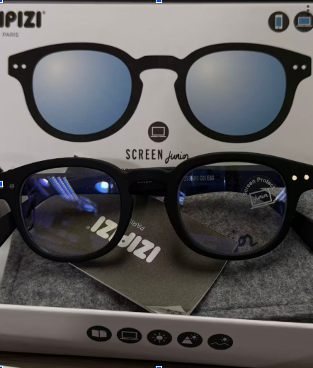 GE260410-P56-藍光眼鏡-方形粗框黑色-兒童款-3760247690149-J