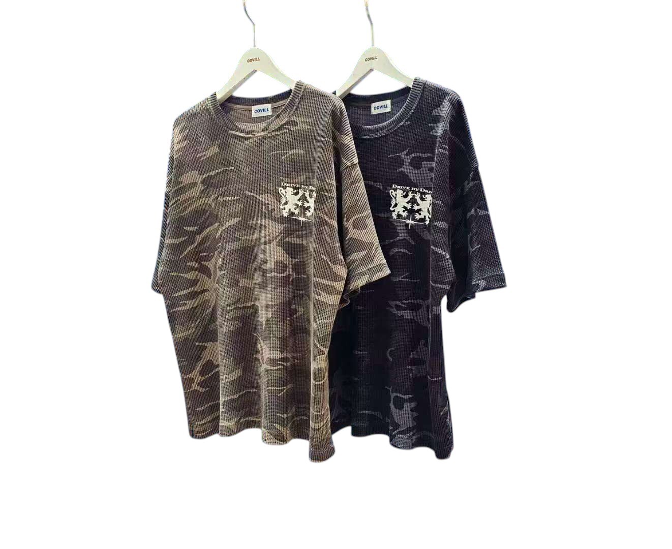 《K》征途雙華夫格寬版短T