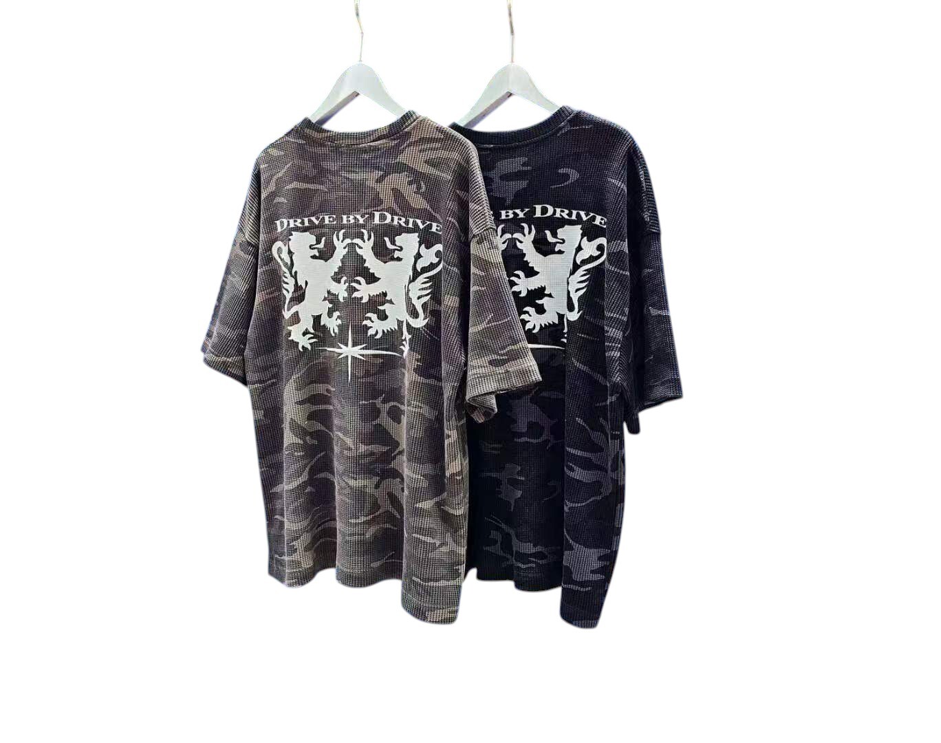 《K》征途雙華夫格寬版短T