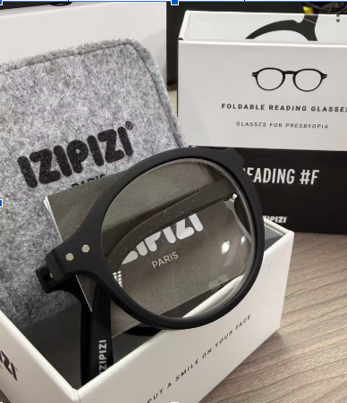 GE260410-P69-老花眼鏡Reading-黑色 +2-3760247694543-