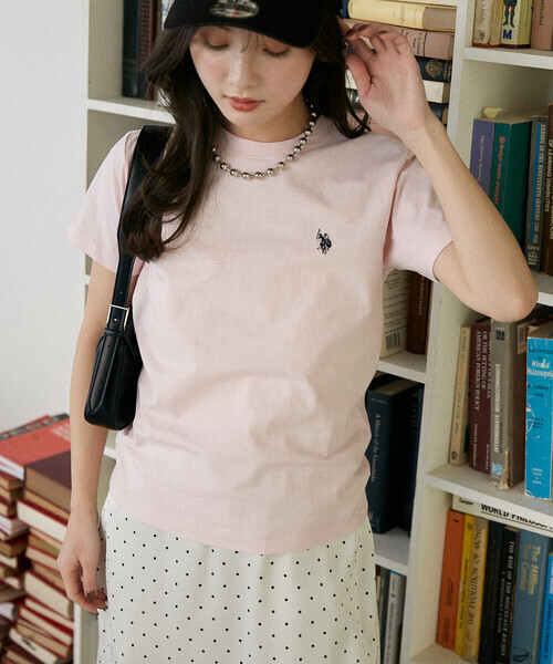 日本🇯🇵連線 U.S. POLO ASSN. × PUBLUX 刺繡圓領短袖T恤 T恤 短袖 休閒 刺繡 6色(任買兩件711免運)/預購