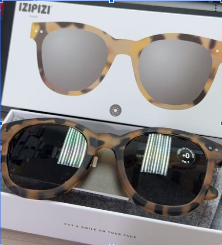 GE260410-P5-太陽眼鏡Sunglasses-大方框豹紋色-3701210422954-#N-Light tortoise-Grey Lenses