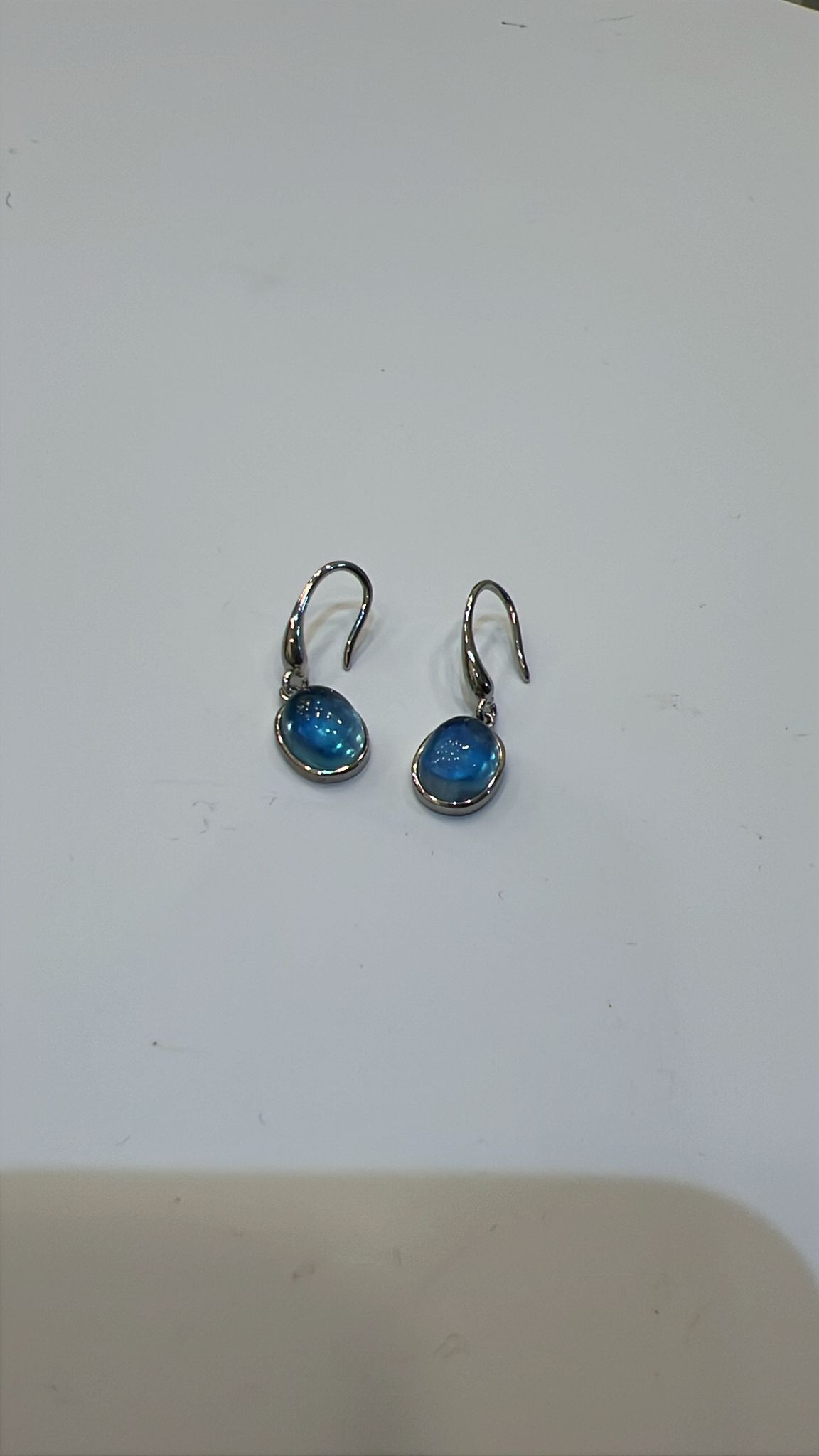 0410GGB50-CRYSTALGG-海藍寶耳環 (B50)