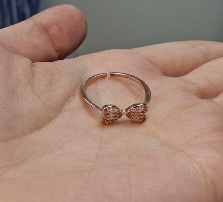 MP260410-R29-C24RB095心形絲帶戒指-RG-15（非人為保修6個月）