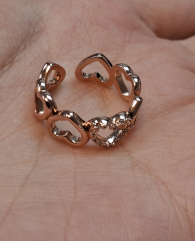 MP260410-R15-C24RB042心形開口戒指-RG（非人為保修6個月）