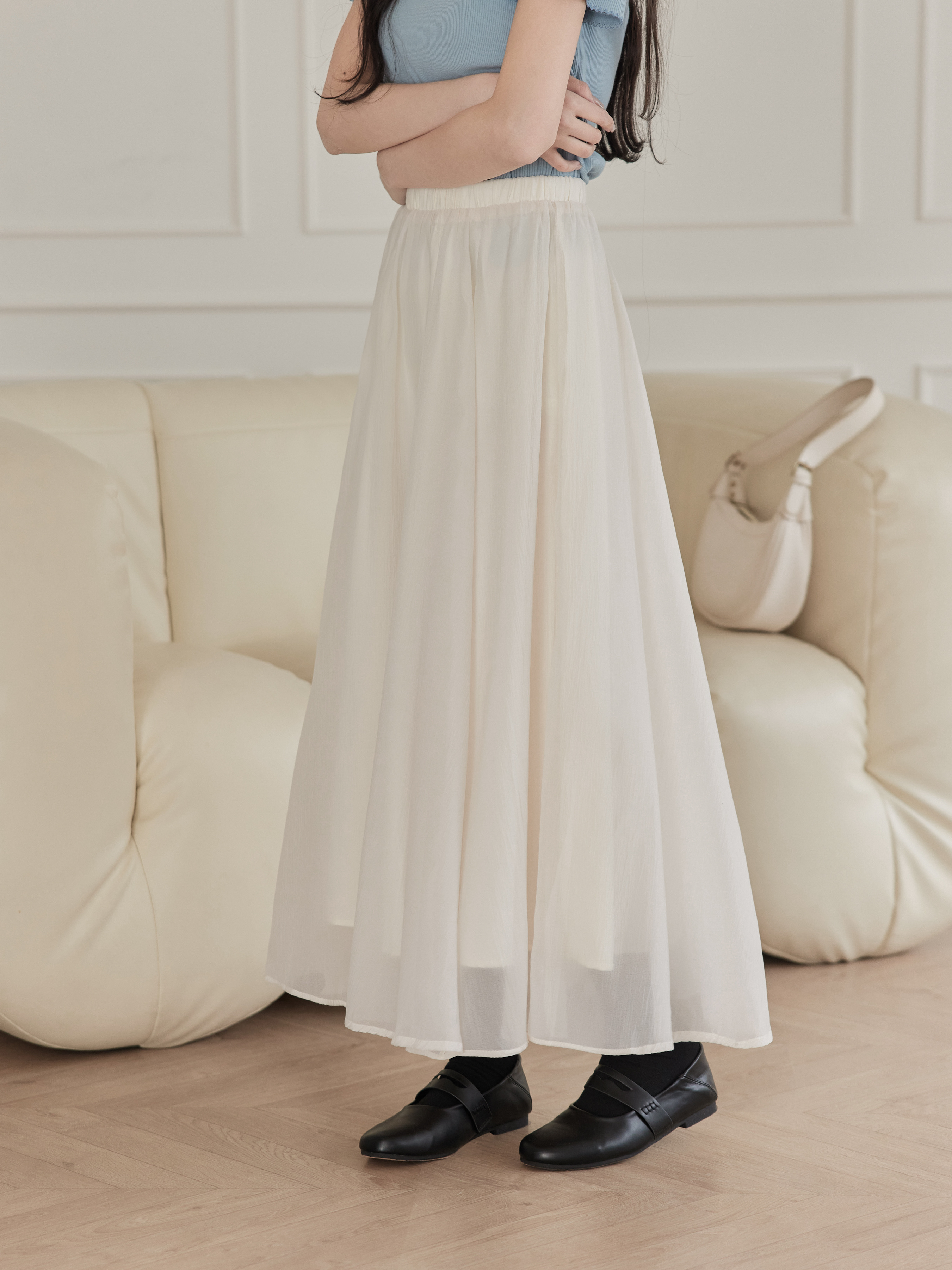 柔紗飄逸仙仙長裙