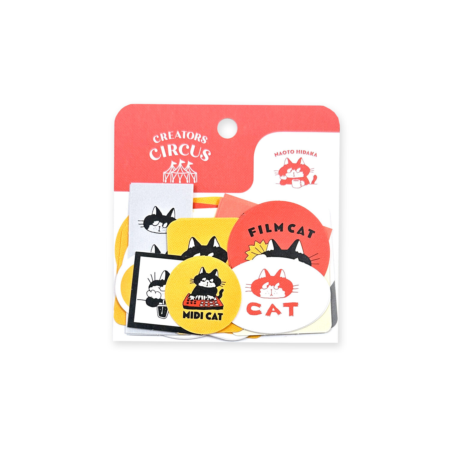 NAOTO HIDAKA 貓貓 30枚 貼紙包｜日本FRONTIER