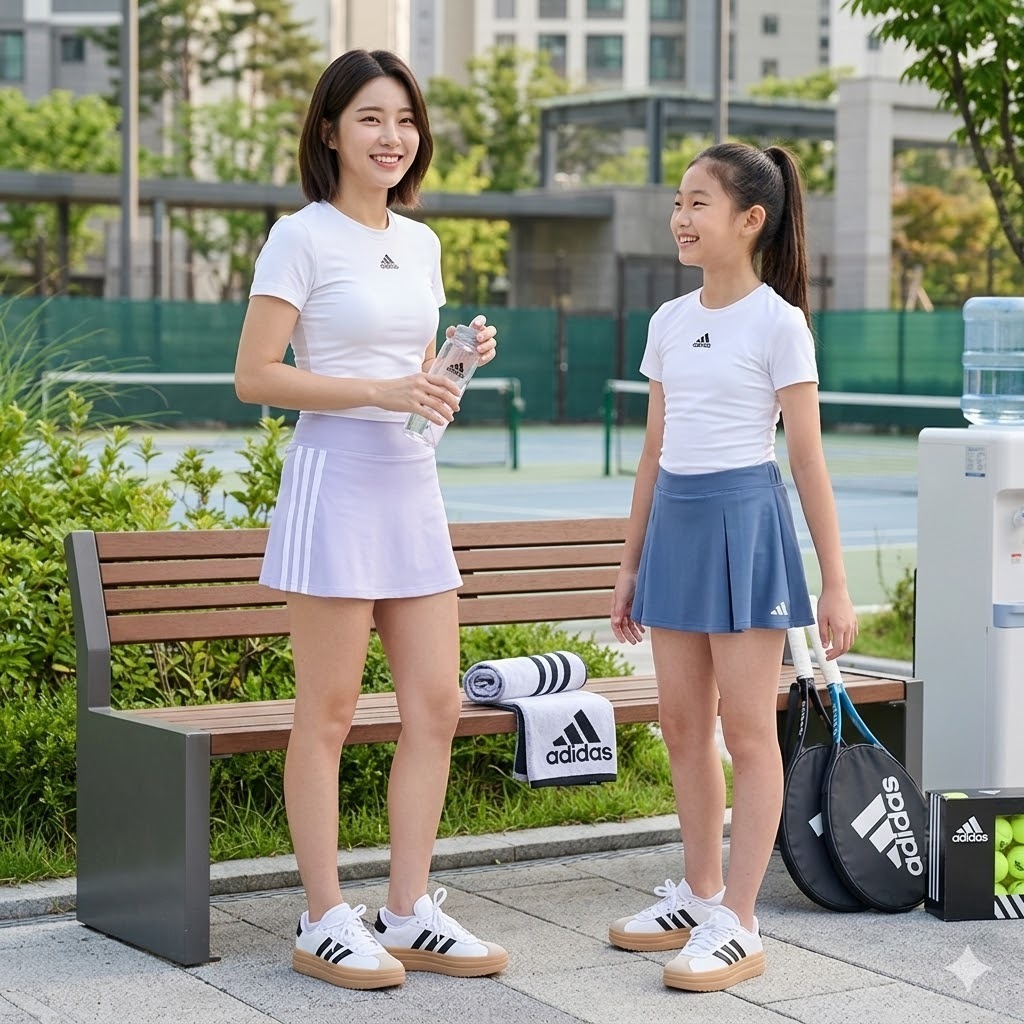 【預購】ADIDAS H041020 女大童裙褲