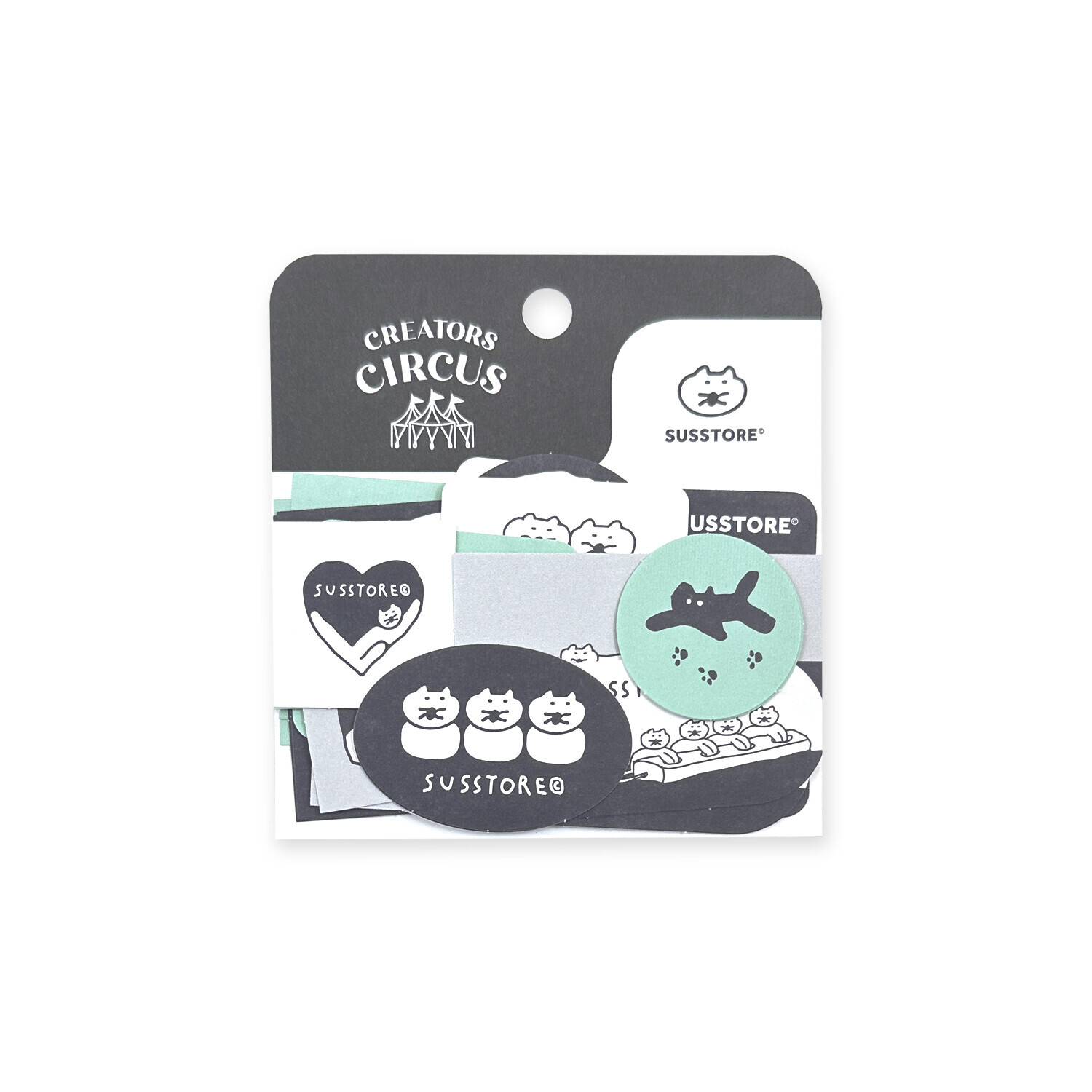 SOSSTORE 貓貓 30枚 貼紙包｜日本FRONTIER