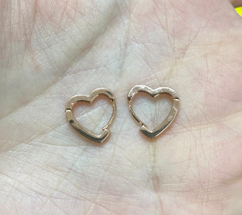 MP260410-R35-C24EB322心型耳環-RG（非人為保修6個月）