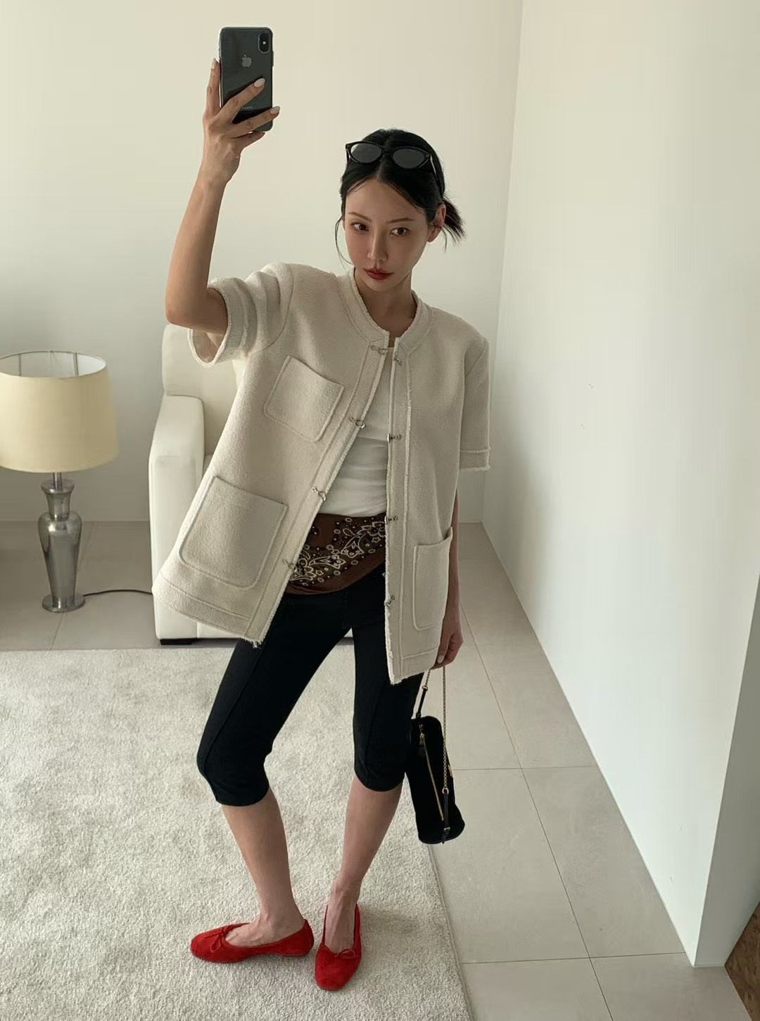 墊肩勾勾小香西裝外套