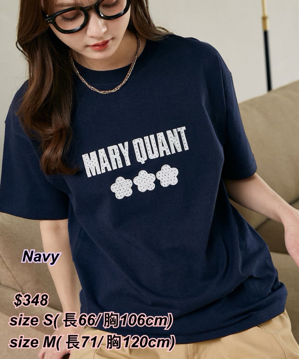 260411 Mary Quant x Publux 3 小花花 Tee /4 色