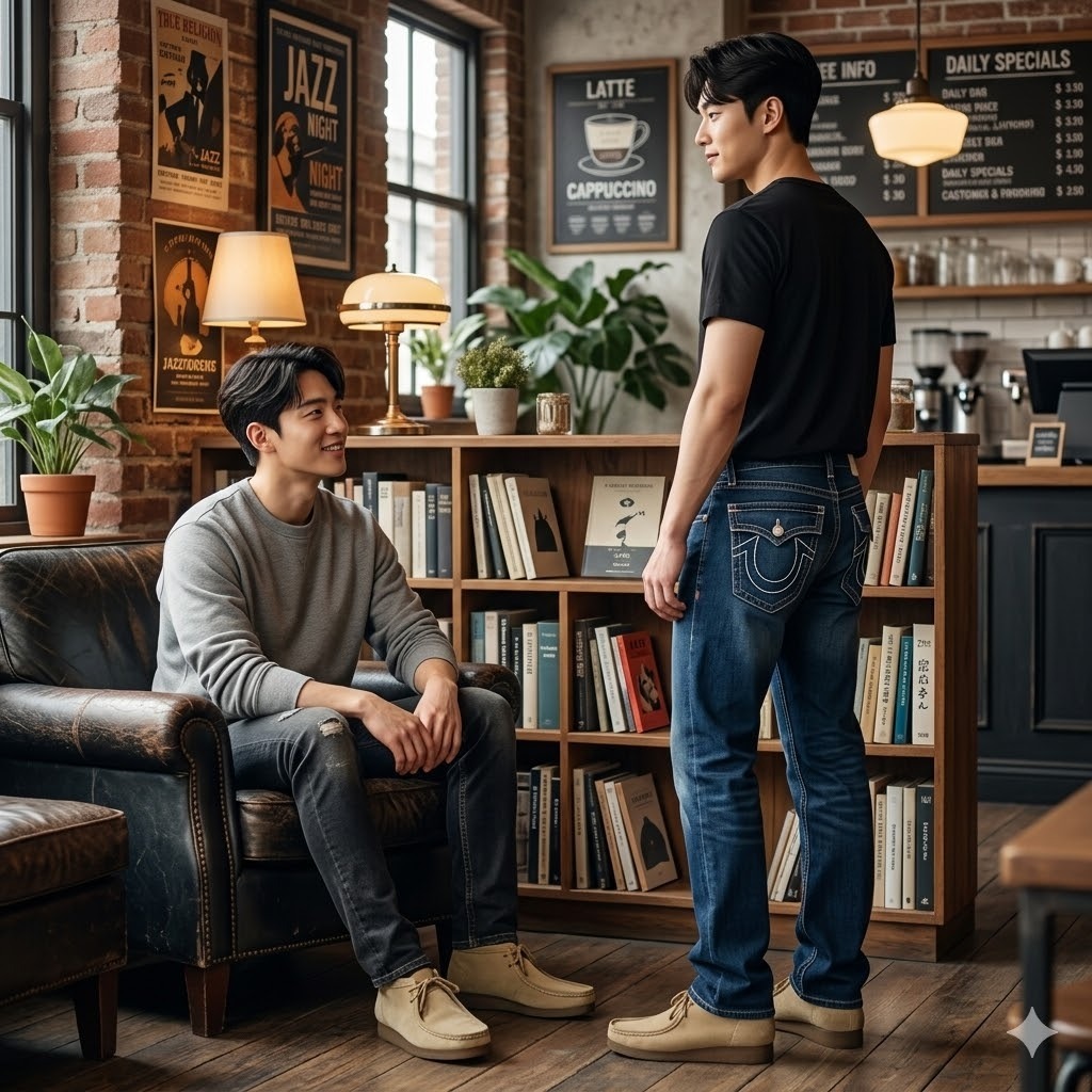 【預購】TRUE RELIGION Ricky H041029 男裝翻蓋直筒牛仔褲