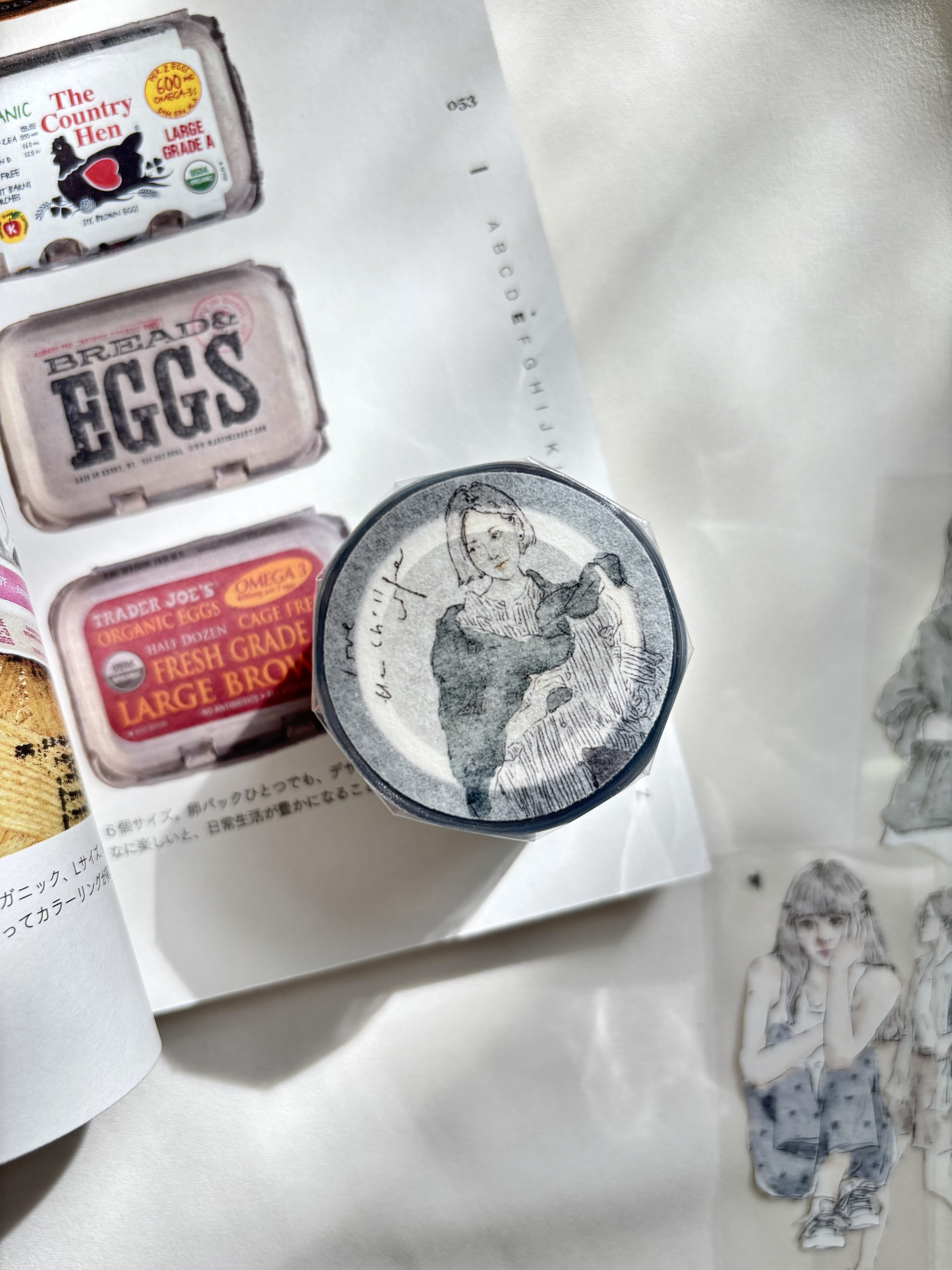 Pion．慢慢 3.5cm亮面PET膠帶 <整捲/分裝>