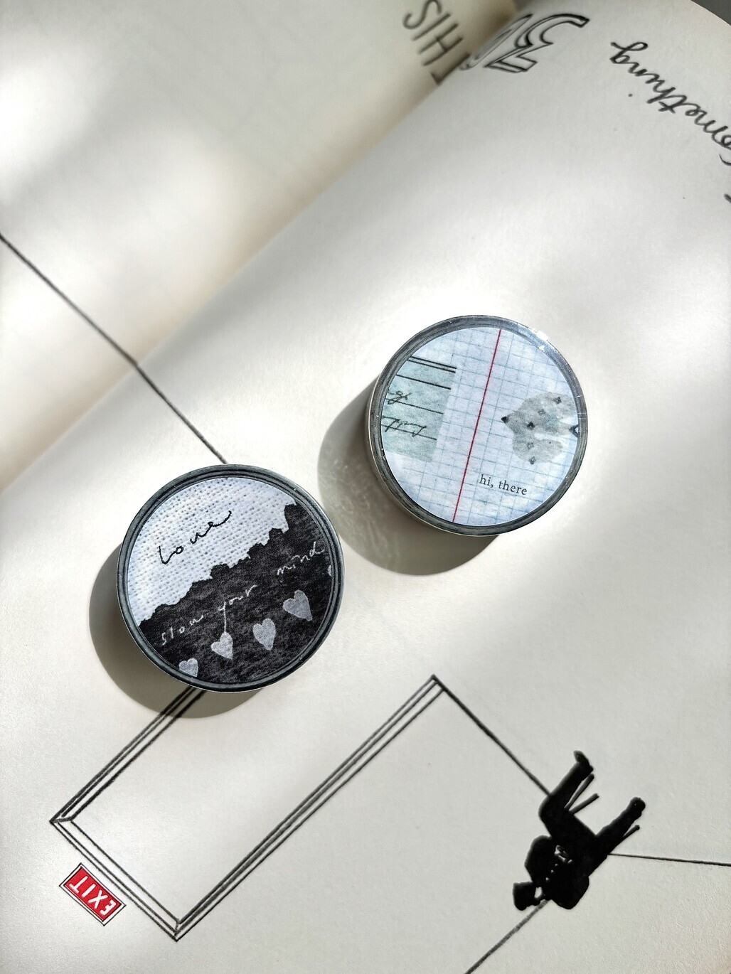 Pion．Love & green1.5cm和紙膠帶