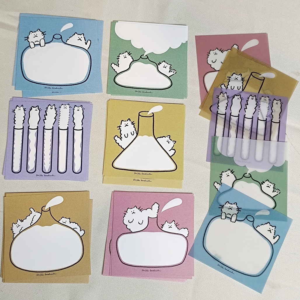 莎莎手作．豆貓貓實驗室素材試驗包