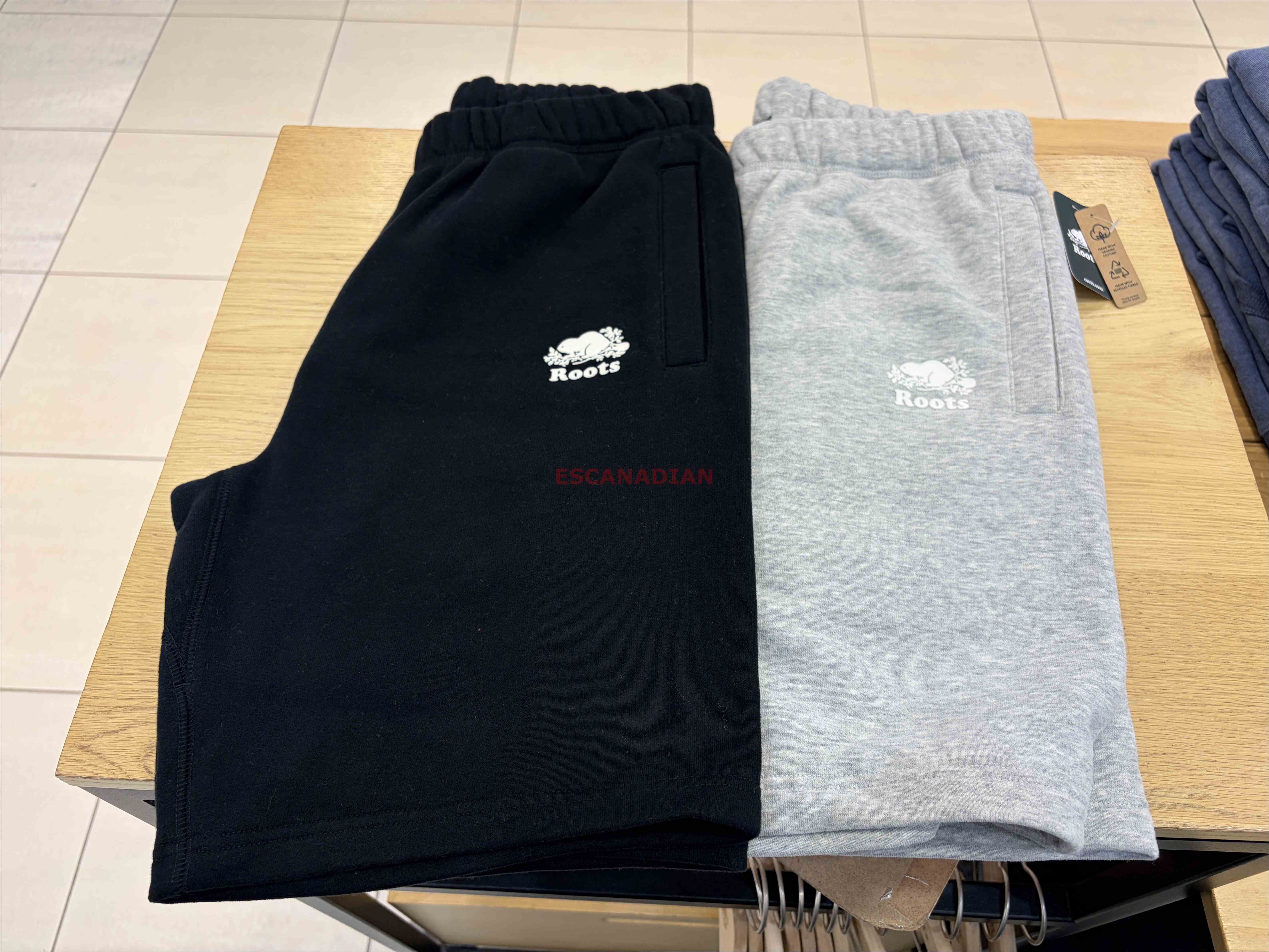 ROOTS 男大人 有機棉 經典小海狸 棉短褲 (8 Inch) (2色)