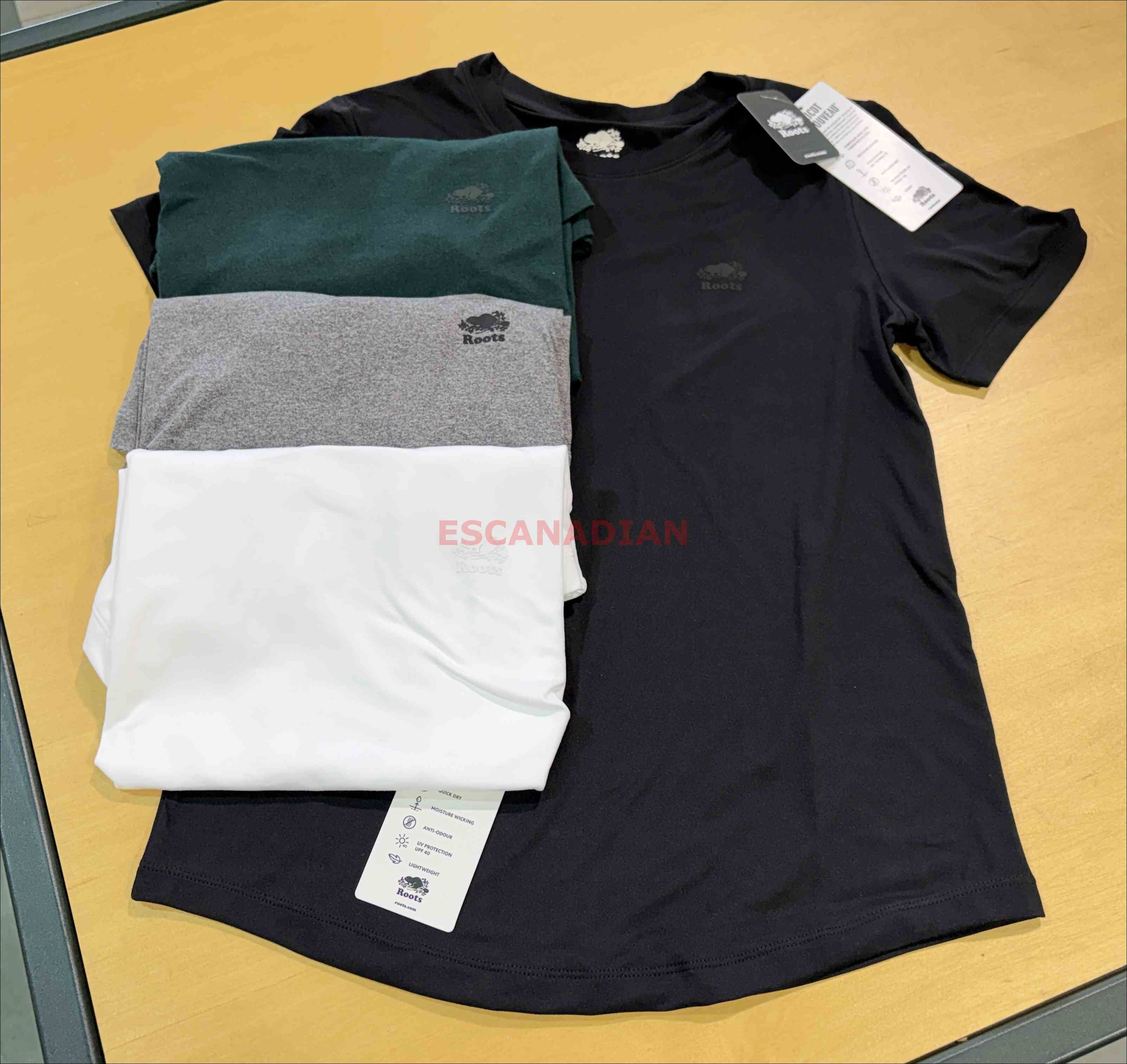 ROOTS 女大人 運動機能系列 排汗 速乾 防曬抗UV材質 短TEE (4色)