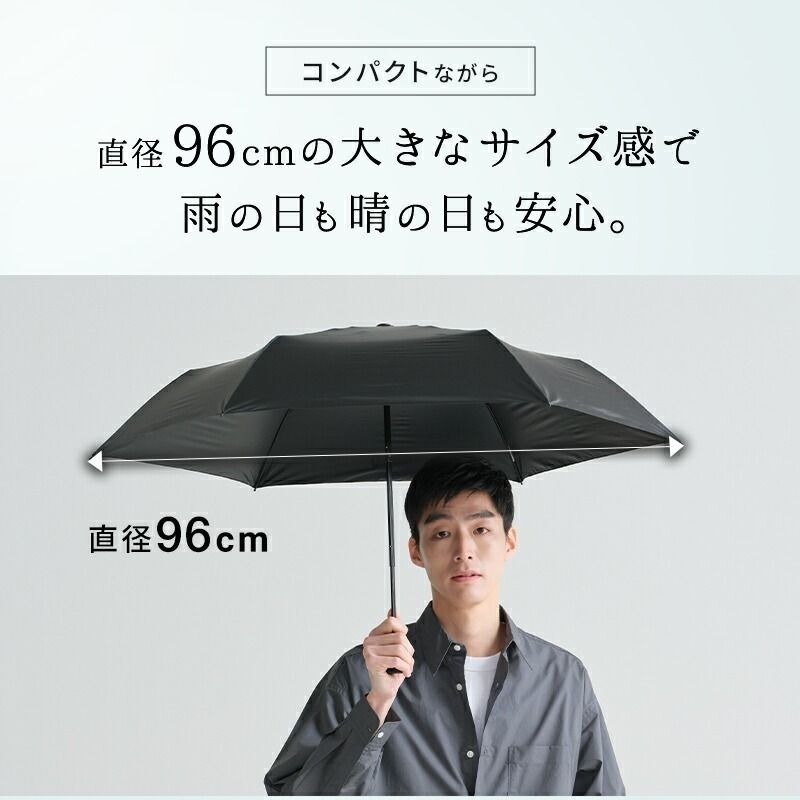 順豐免運｜Wpc. -【GO009-900-102 BK】(黑色)go-koh超耐風防撥水遮光防UV摺雨傘/縮骨遮/短遮