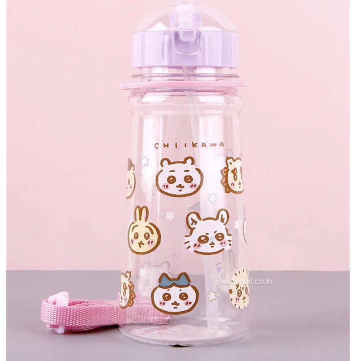 CHIIKAWA 吸管水樽450ml