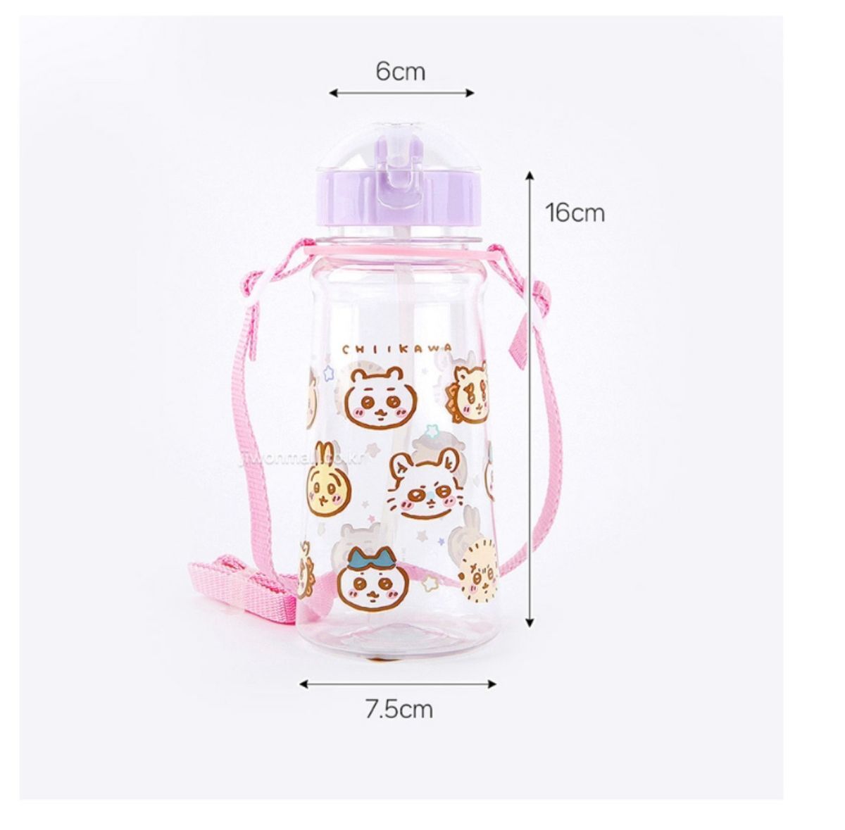 CHIIKAWA 吸管水樽450ml