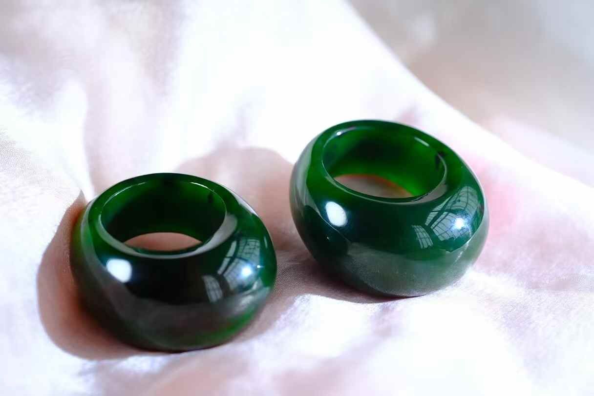 和田玉戒指,天然和田玉軟玉