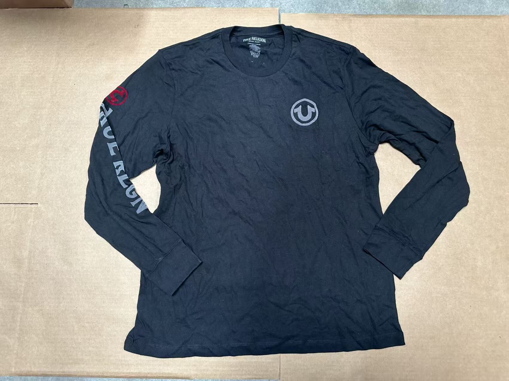 【現貨】True Religion H041118 男士圓領長袖 T 恤