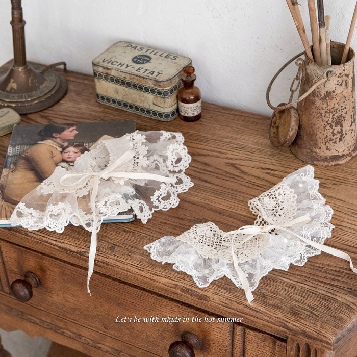 正韓夏mkids 兩色蕾絲披肩