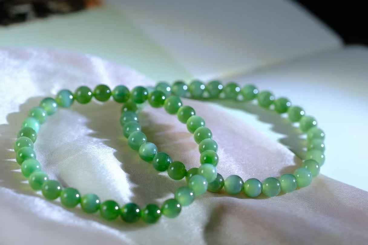 326743 和田玉小貓眼手串 (6mm直徑)