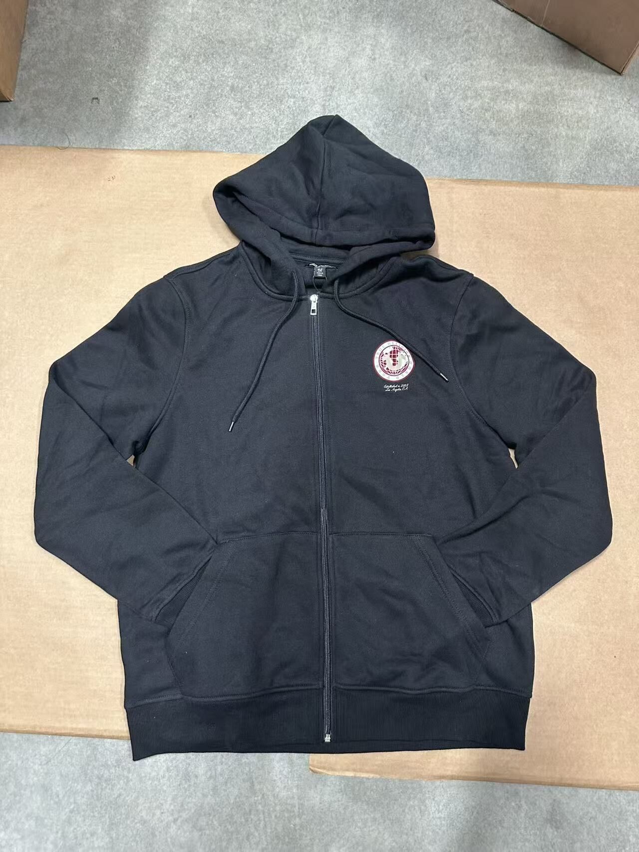【現貨】True Religion H041132 男士連帽拉鍊開襟衫
