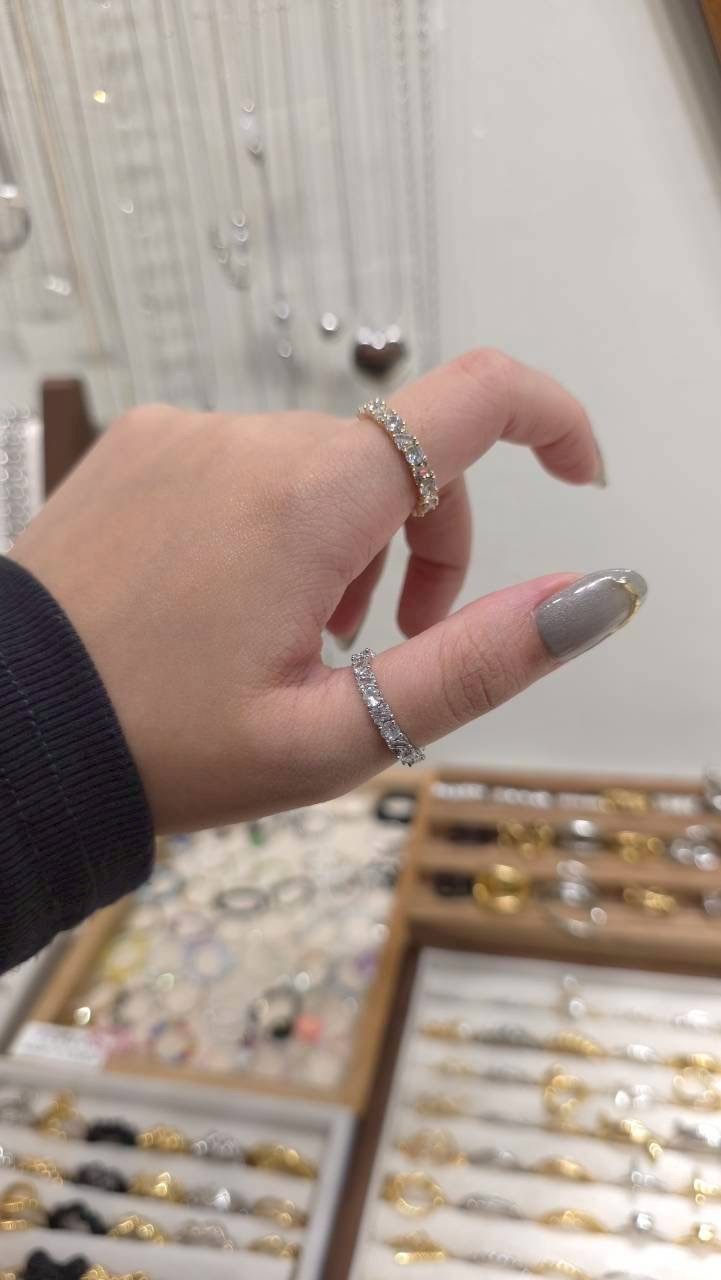 36048 全包寬版滿鑽戒指