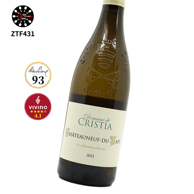 Domaine de Cristia Chateauneuf du Pape Blanc 2023