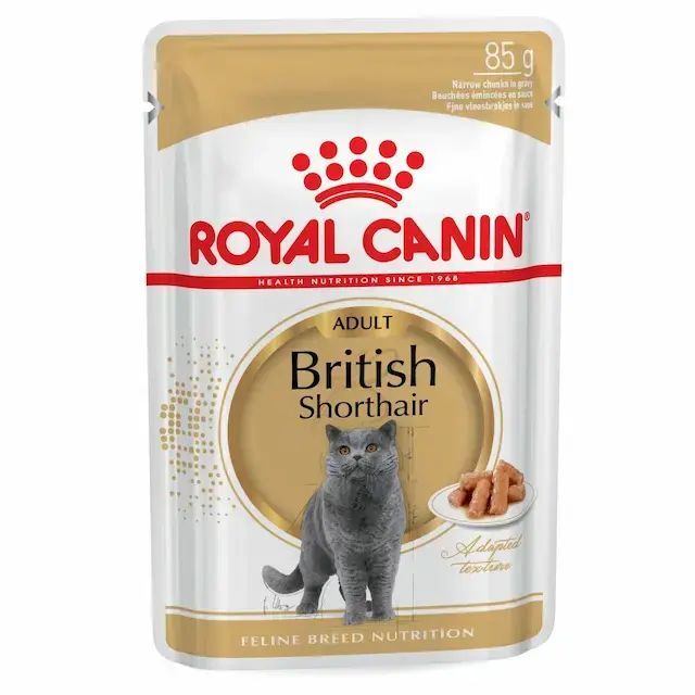 Royal Canin 貓濕糧．成貓 純種系列 英國短毛成貓專屬配方85g