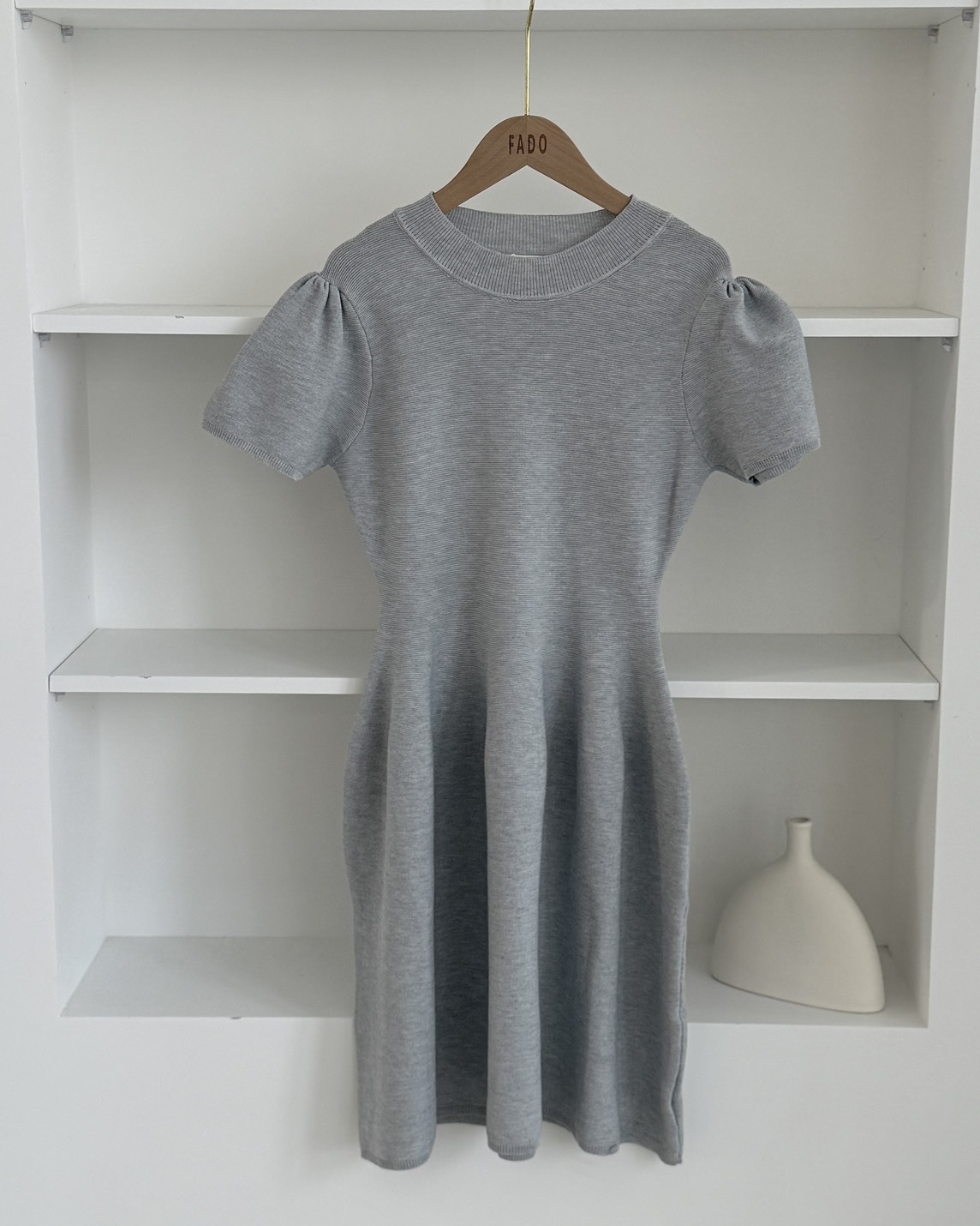 法朵Fado shop｜赫本風針織短洋裝 6105001 四色