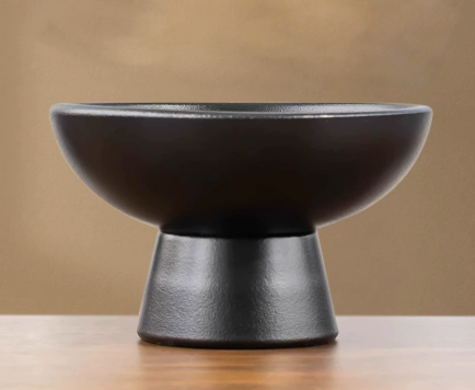 陶瓷花器 高腳盤 大 2色