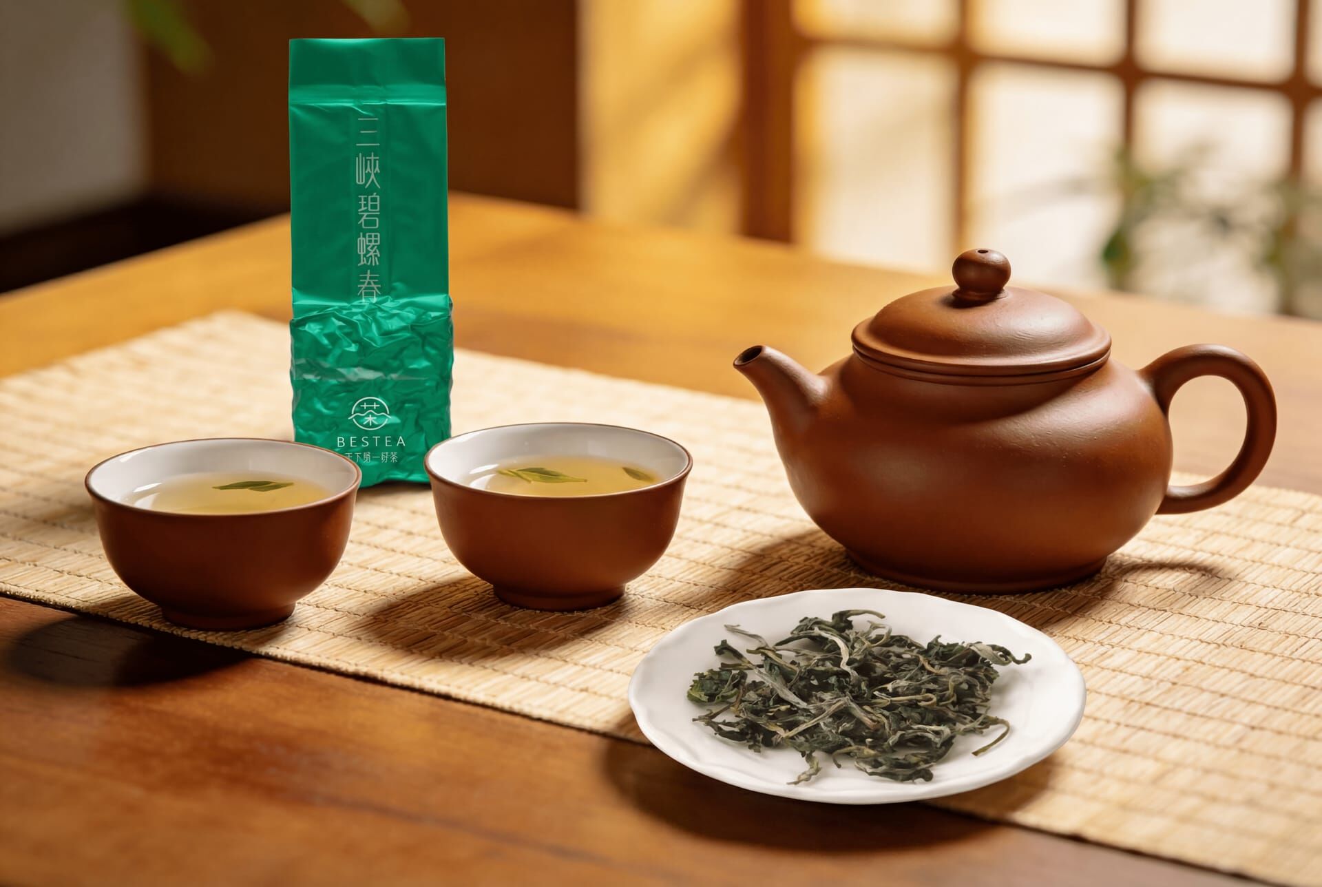 台灣手採綠茶的清新代表