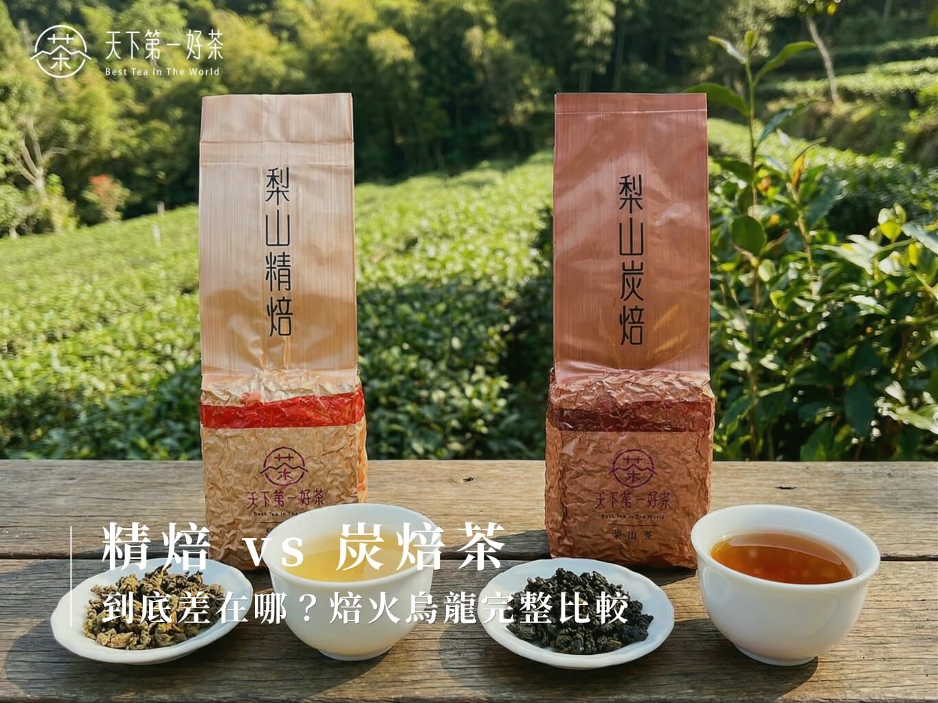 精焙 vs 炭焙茶