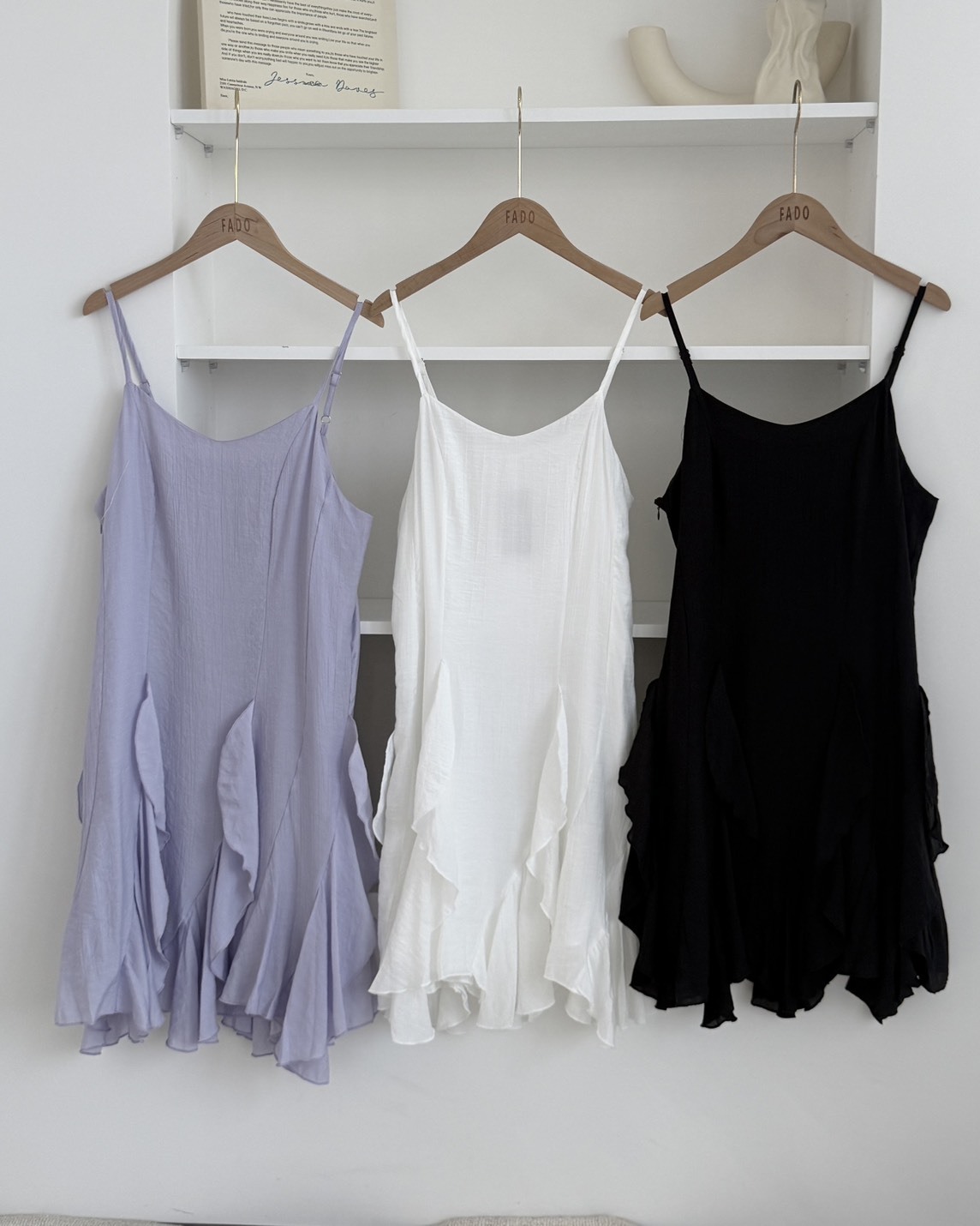 法朵Fado shop｜魚尾擺吊帶短洋裝 6705003 三色