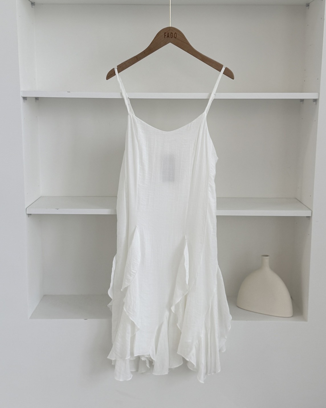 法朵Fado shop｜魚尾擺吊帶短洋裝 6705003 三色