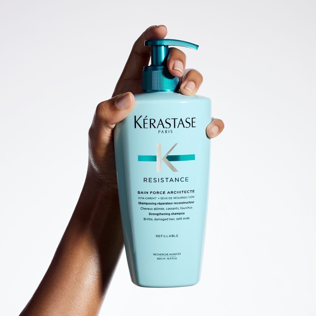 (預購商品) Kérastase巴黎卡詩洗護組合 煥髮重建洗髮精500ml + 燦金絕色玻尿酸水光髮膜 75ml