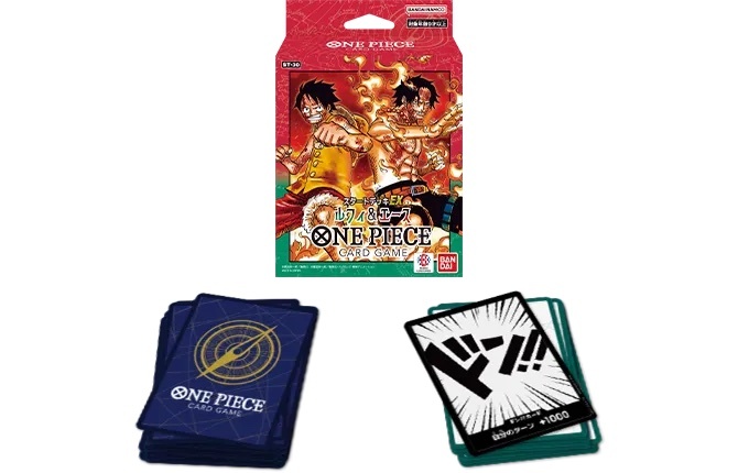 海賊王卡牌游戲: 路飛 ＆ 艾斯 起始牌組 -ST-30 (原盒)