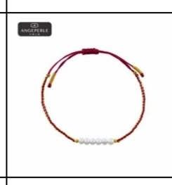 CF9302 天使之泪 S92银银淡水珍珠红绳手 TSXY090.