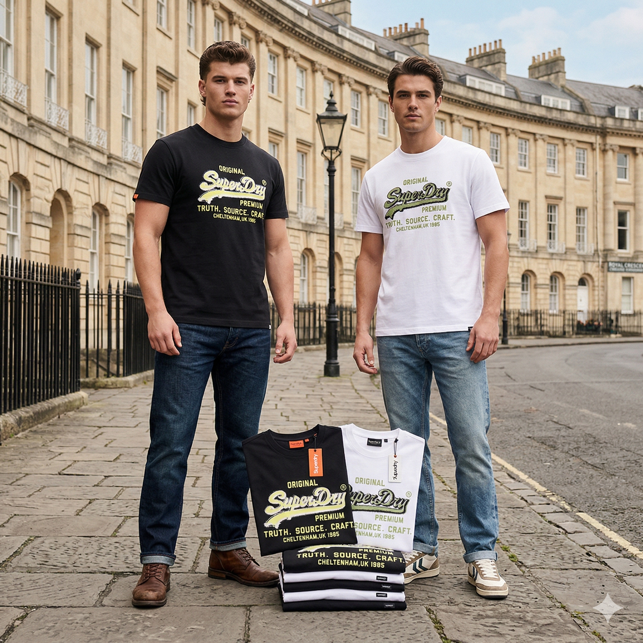 【直播】Superdry LX041055 SPRAYED VINTAGE LOGO 短袖上衣(SDUISCP91)