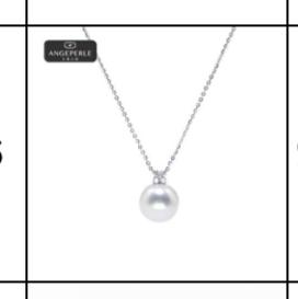 CF9308 天使之泪铂金900淡水珍珠珈白丽吊坠 TSGY275