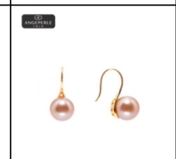 CF9311 天使之泪 S925银淡水珍珠爱迪生中国红耳钩 TSJ607